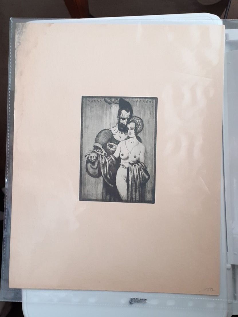 Grafica & Litografie: Radierung Hans Heeren Ex Libris – Usato da Mörschwil venduto da antiksalon 4