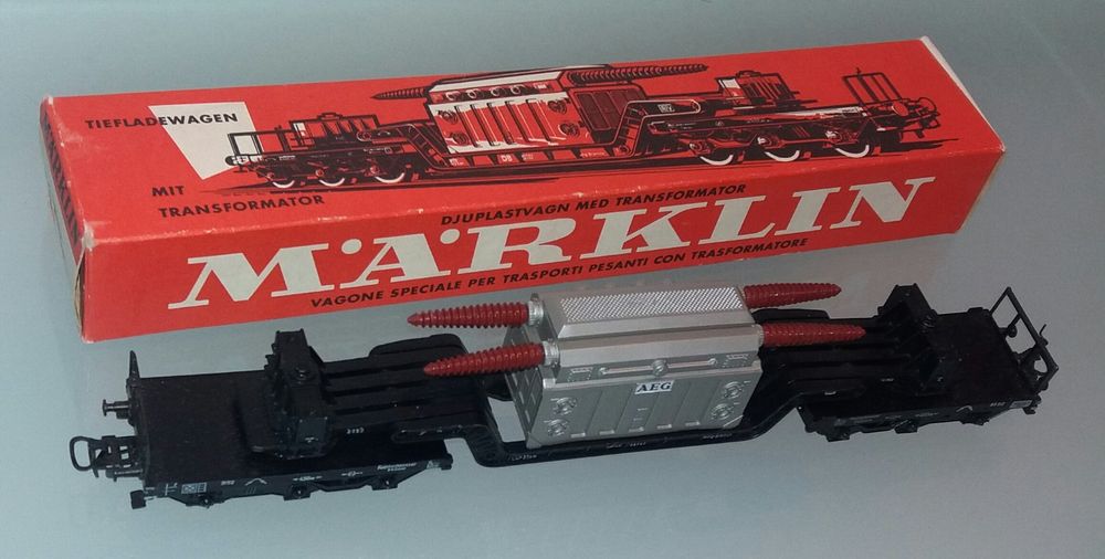 Märklin 2x 4618 + 4617 Tiefladewagen AC (Gebraucht) in Basel für CHF 40