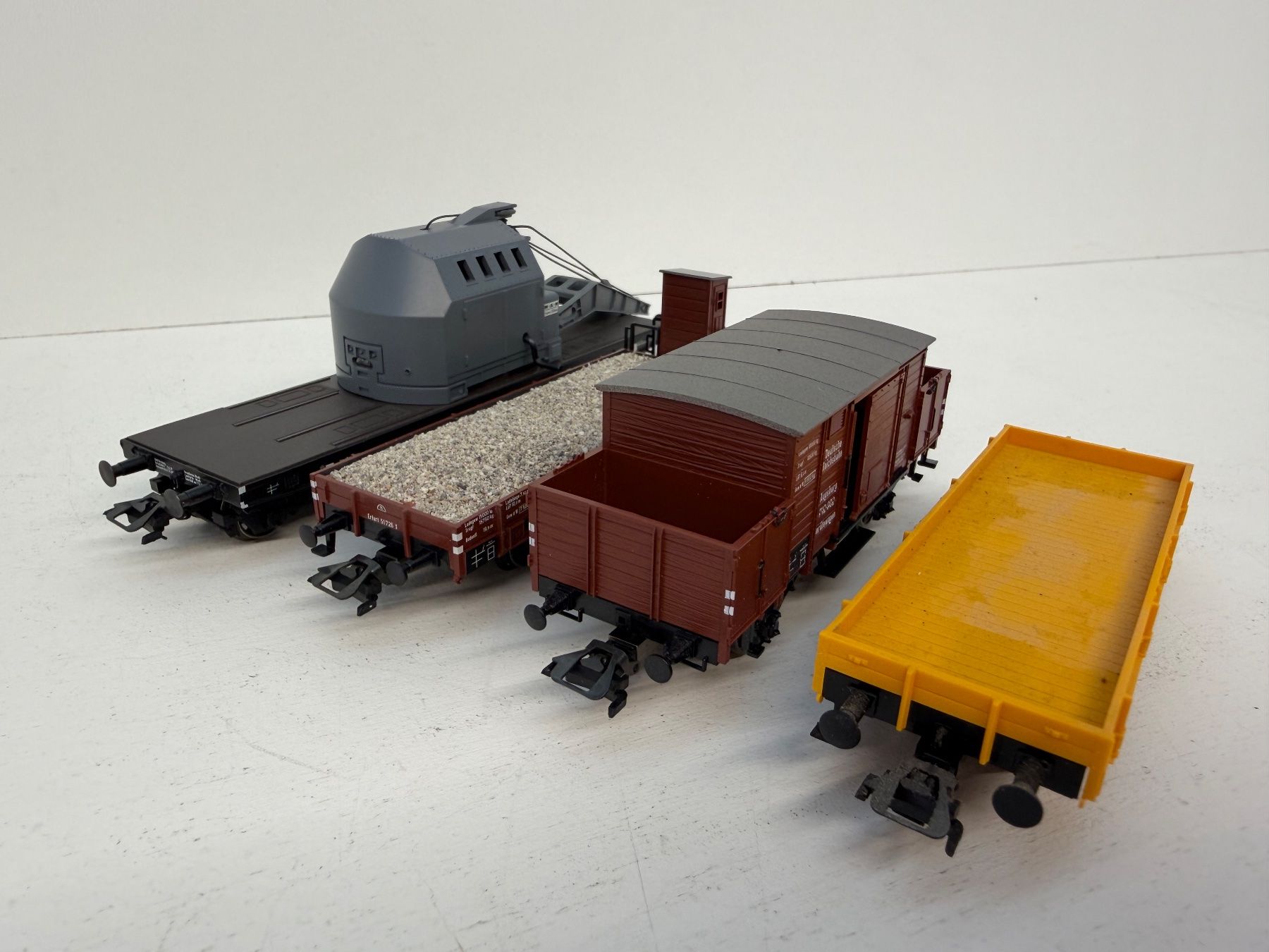Märklin Modellini di ferrovie: Märklin 47893 Wagen-Set "Gleisbauzug" – Usato da Büsserach venduto da ModellbahnDepot 6