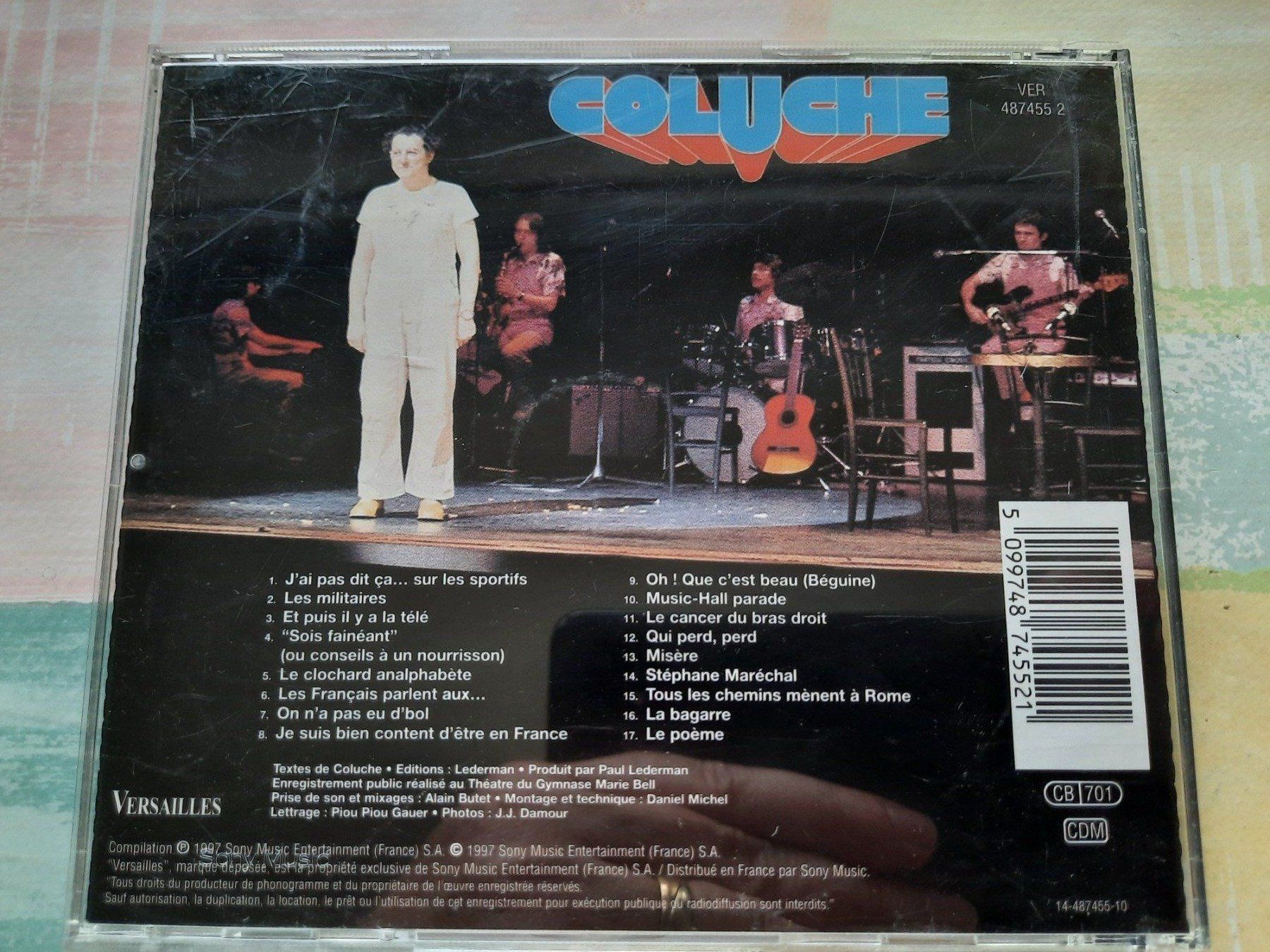CD: CD Le triomphe de Coluche au Gymnase – Usato da Pully venduto da bro_n52j 1