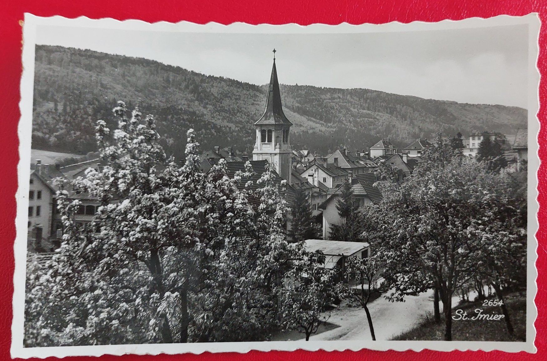 Ansichtskarten: St-Imier 1945 // Vollstempel – Gebraucht aus St-Légier-La Chiésaz von Theo005