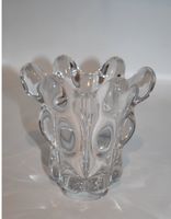 Glasvase _ Designer-Vase _ Art Vannes France_70er Jahre