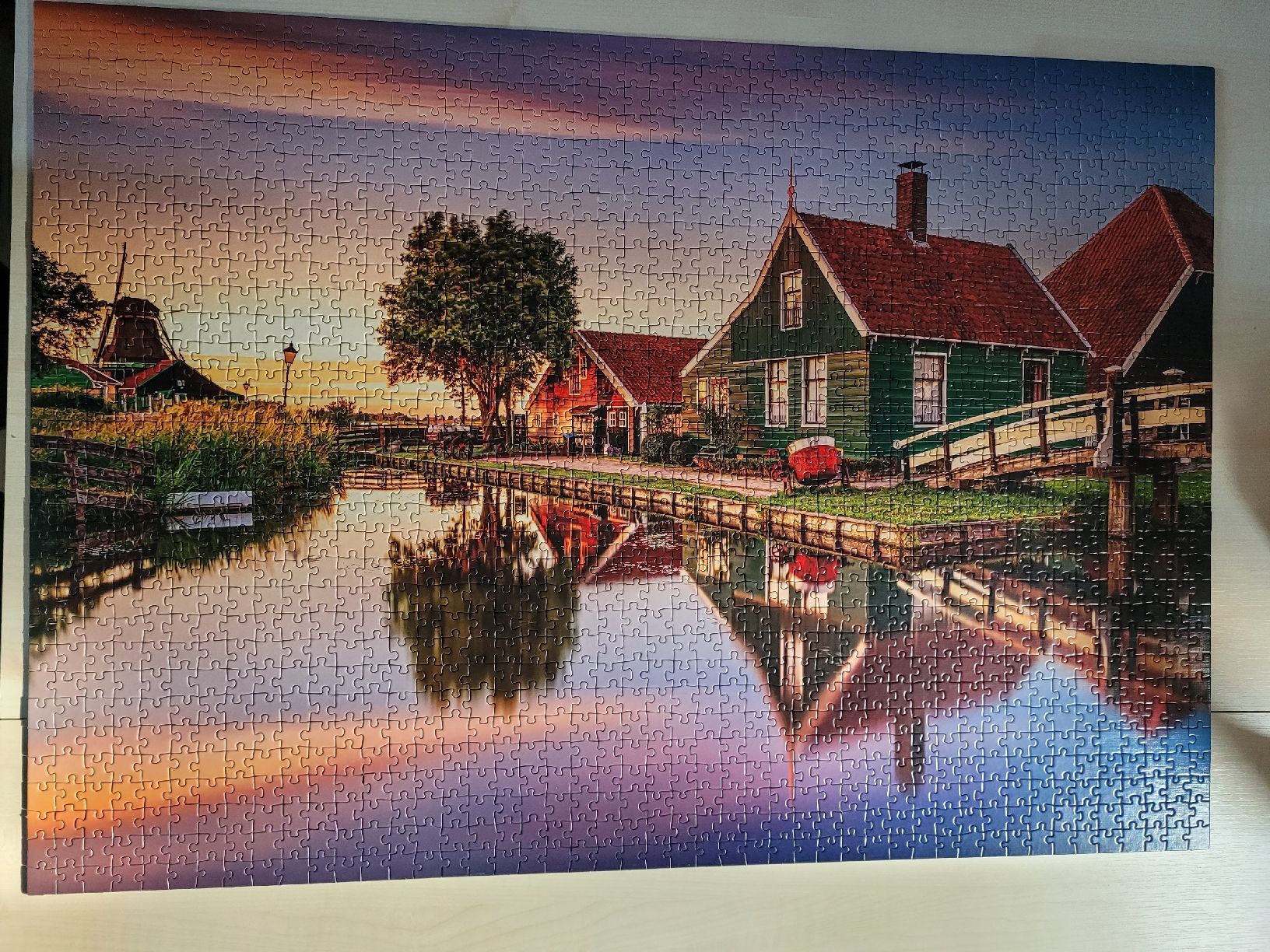 Clementoni Puzzle: Clementoni Puzzle "zaanse Schans", 1500 Teile – Usato da Lotzwil venduto da dr.feelgood