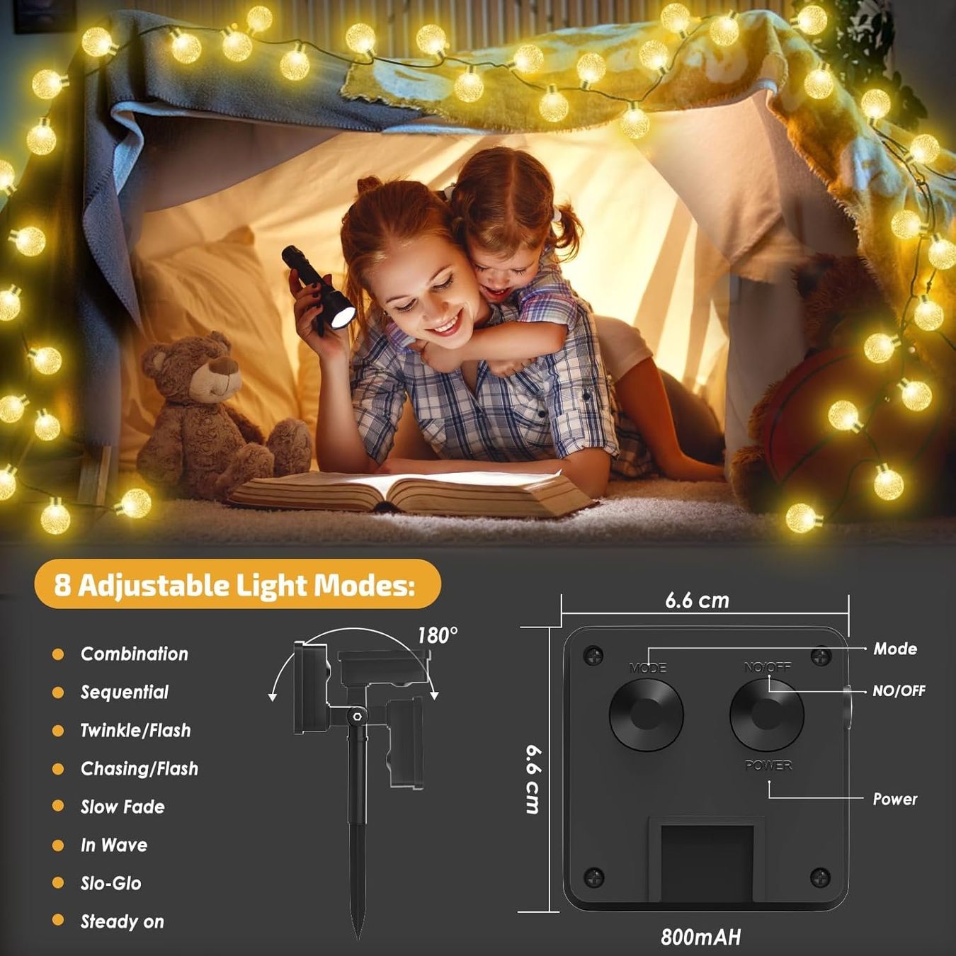 Ghirlande e barre luminose: Solar Lichterkette, 30 LED – Nuovo e nell'imballaggio originale da Nuglar venduto da SaleRitter 1