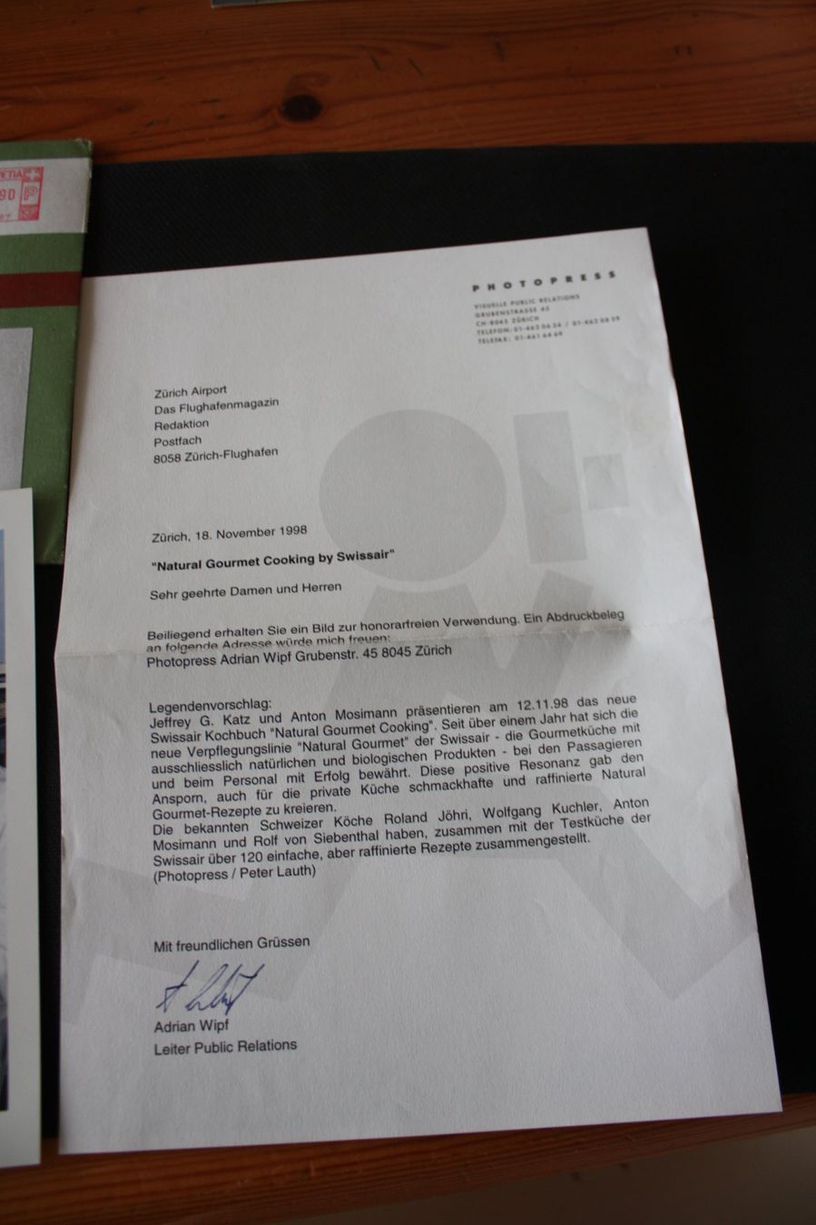 Poster & Bilder: Anton Mosimann Kock – Gebraucht aus Altstätten SG von sulim 2