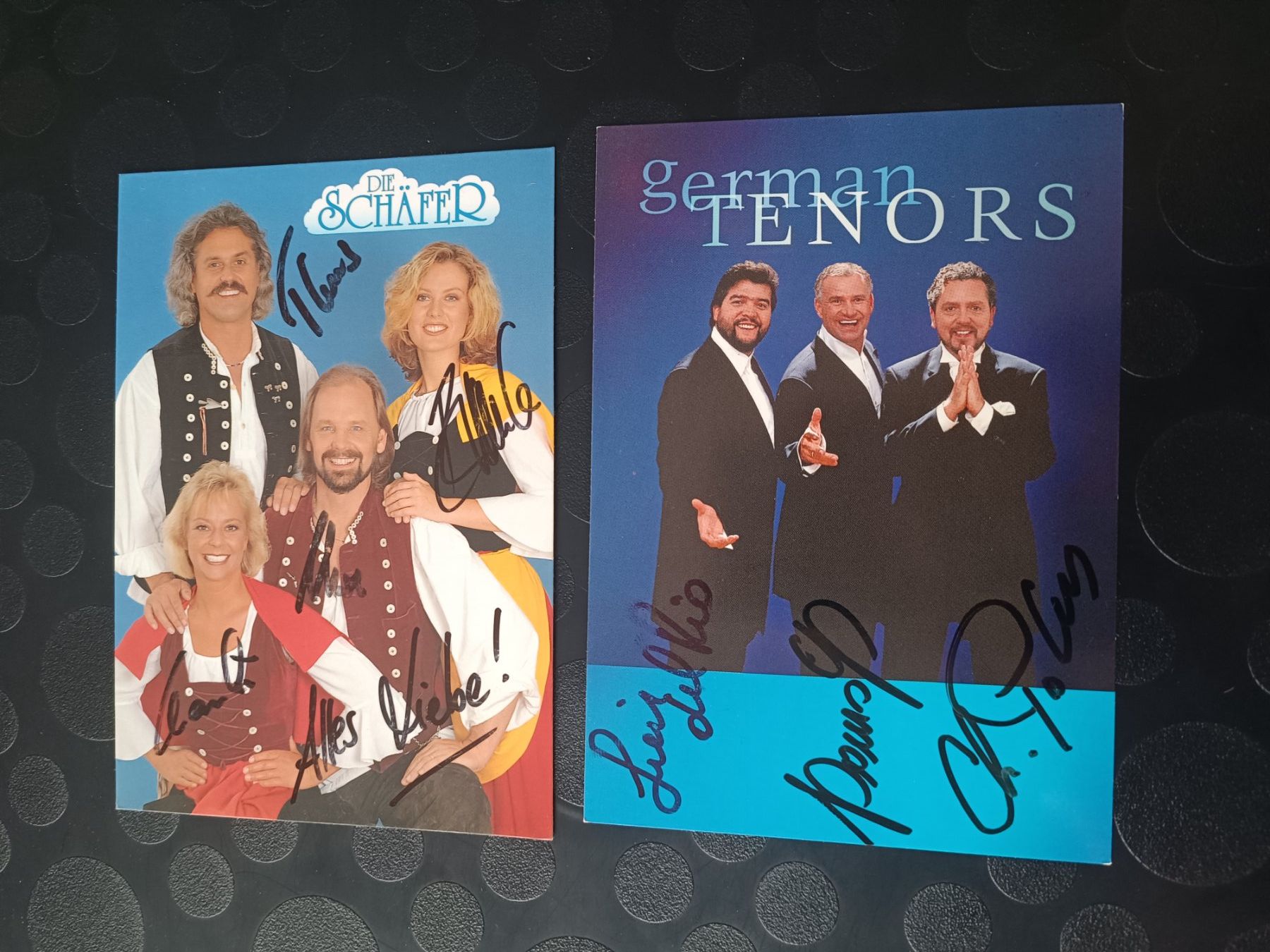 Autografi: Schlager Mix  - 2x handsigniert – Usato da Menziken venduto da Artographs