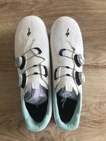 Weiße Gravel-Schuhe Specialized S-works Größe 42