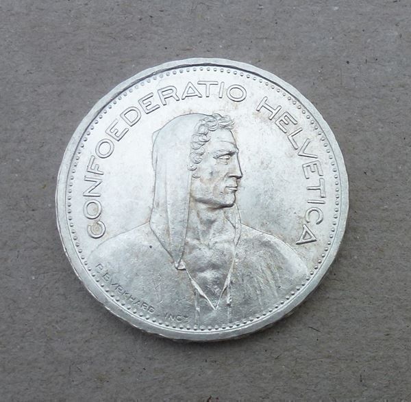 Alle Münzen: Abart ++ 5.- Franken 1931 - 13 Sterne – Gebraucht aus Walkringen von Casablanca777 1