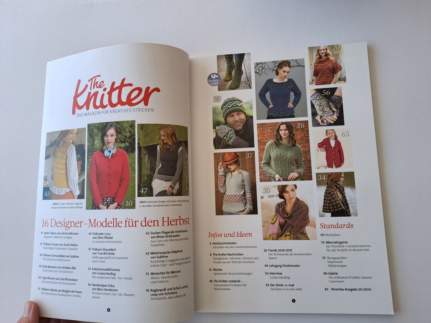 Riviste & Magazine: Strickheft The knitter Ausgabe 19 / 2014 Strickdesign – Usato da Glashütten venduto da Schwebefisch 1