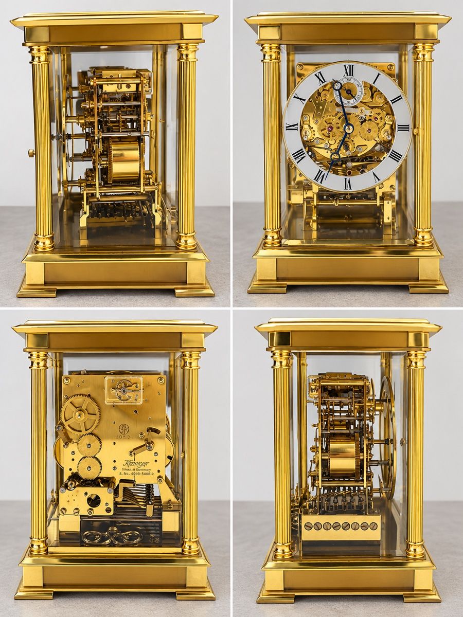 Orologi da terra & Orologi da parete: Kieninger Skelett-Tischuhr – Usato da Jona venduto da diego_m06