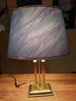Wohdesign Tischlampe, blau, zartes Ambiente-Licht