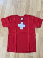 Rot-weisses Schweiz T-Shirt Grösse 140, ideal für den Sommer