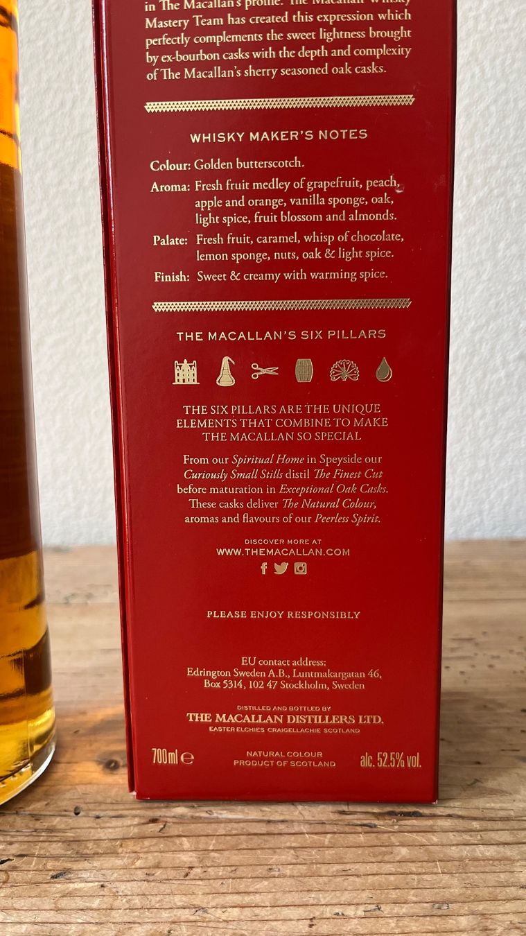 Macallan Bevande alcoliche: Macallan Classic Cut 2022 – Nuovo e nell'imballaggio originale da Stallikon venduto da felixmuster 3