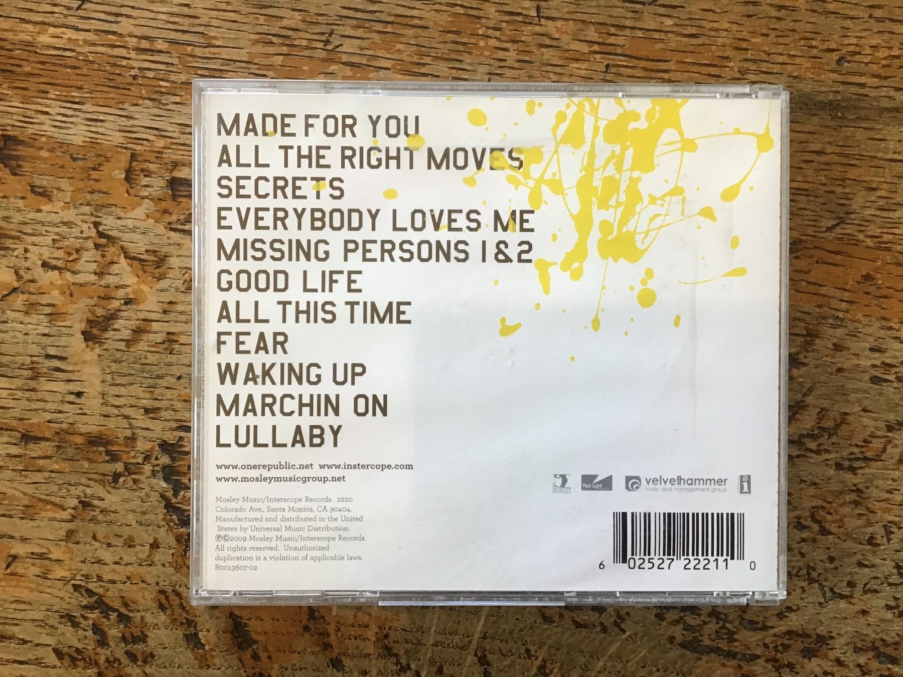 CDs: CD OneRepublic – D'occasion à Fully par Ruby97 2