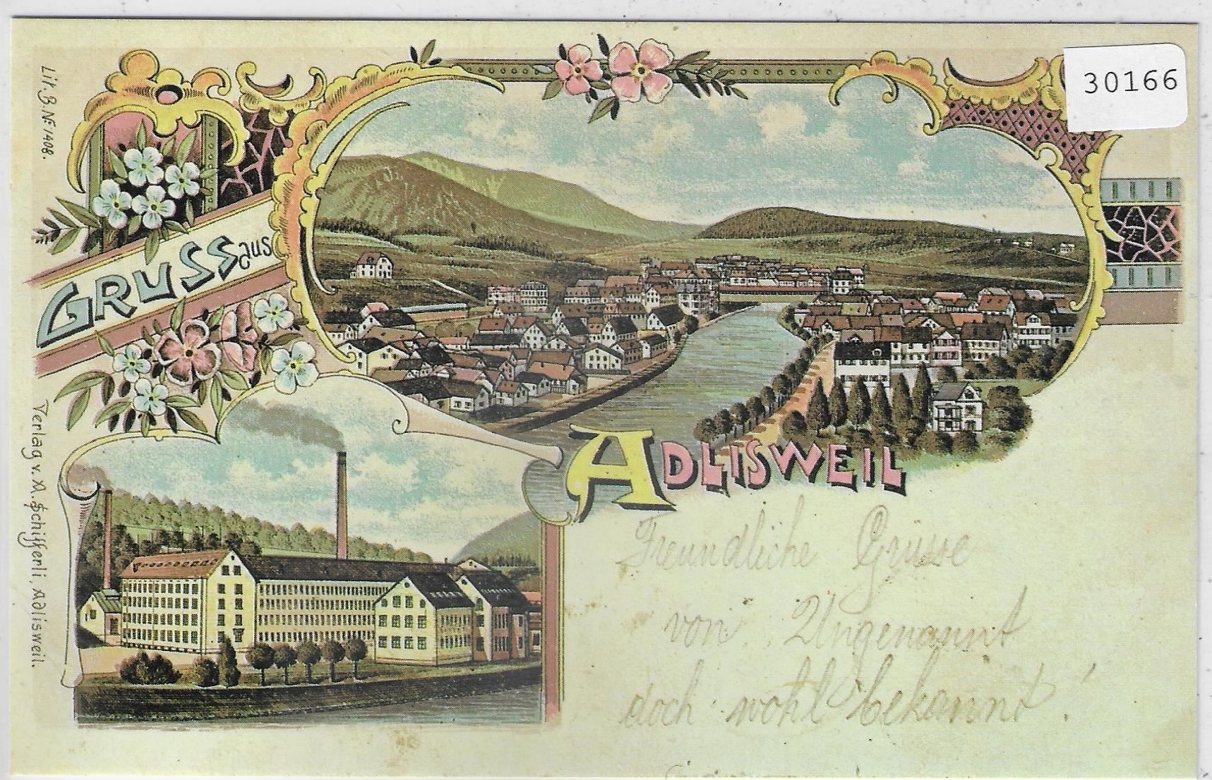 Cartoline postali: Gruss aus Adliswil am Albis - Repro – Usato da Ettingen venduto da Kartenplanet