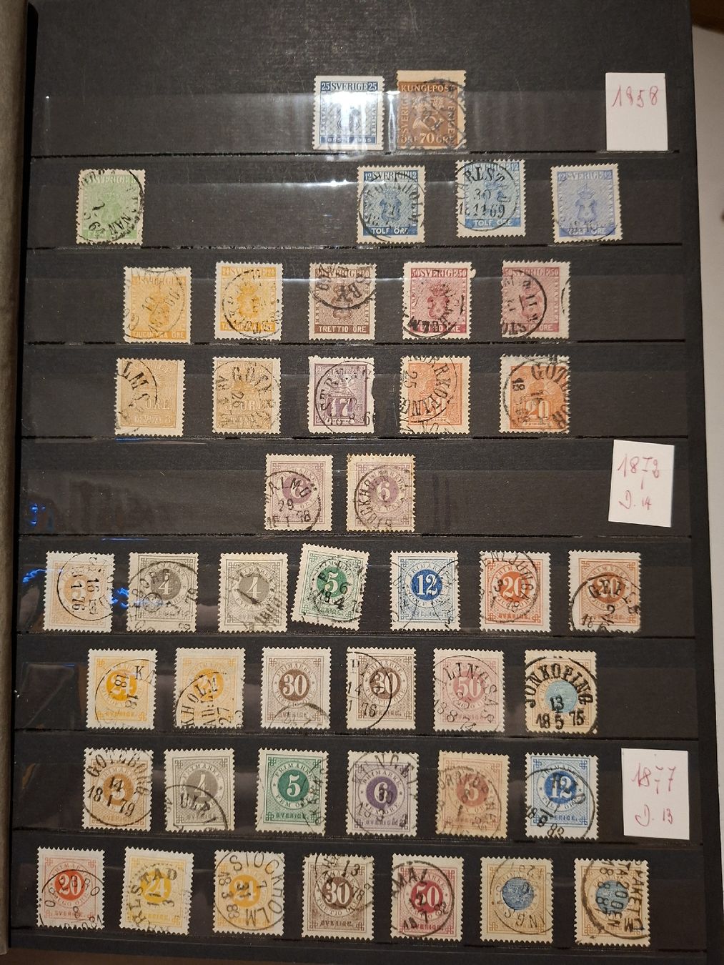Alle Briefmarken: Briefmarkensammlung Schweden  – Gebraucht aus Balgach von SIMEON27 5