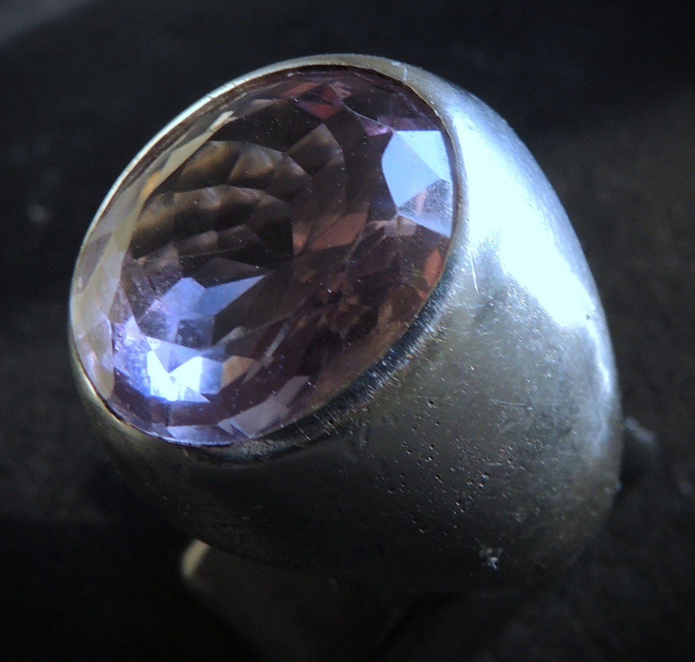 Anelli: Amethyst Silber 925 Fingerring Gr. 59 – Usato da Waldenburg venduto da schaller707 1