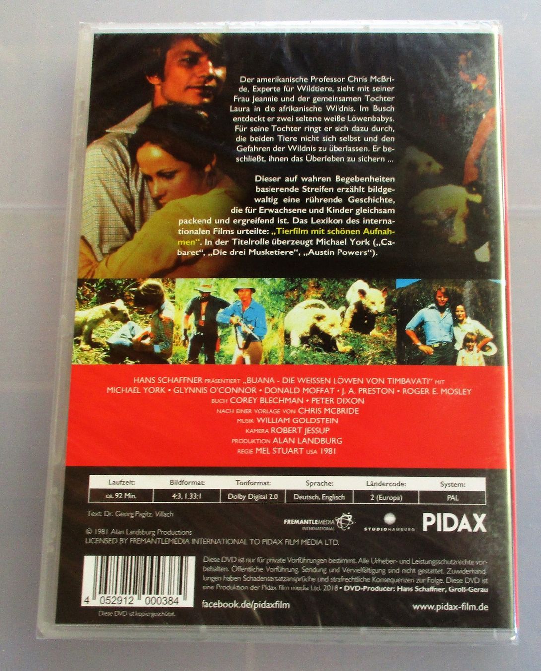 Tutti i DVDs: BUANA - Michael York NEU – Nuovo e nell'imballaggio originale da Wattwil venduto da Muriel10 1