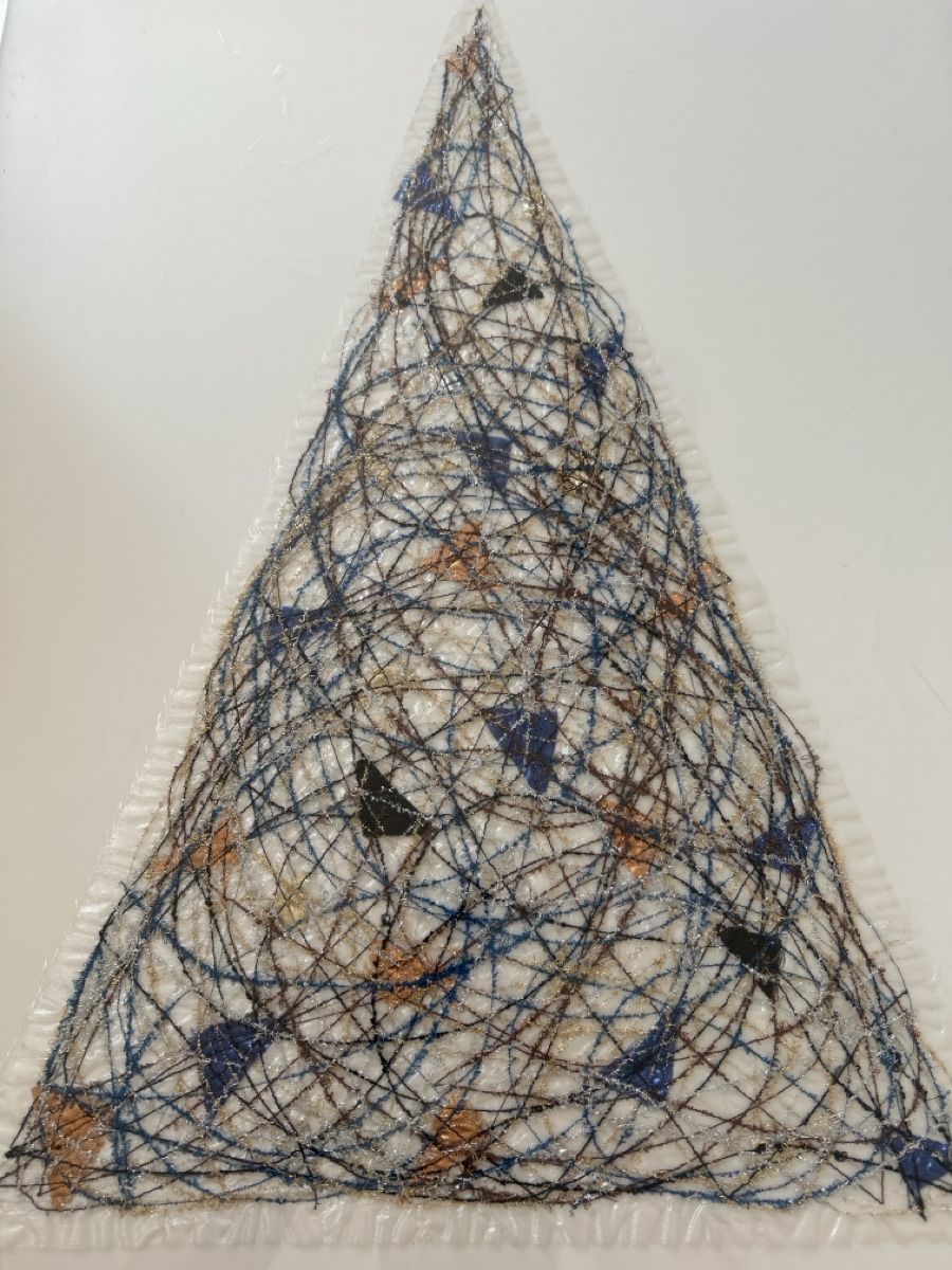 Gemälde:     Original Textilkunst im Rahmen 86 × 62 cm – Gebraucht aus schaffhausen von xja_8fwh 1