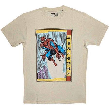 Marvel Comics Unisex T-Shirt: Spiderman Japanese Grösse L