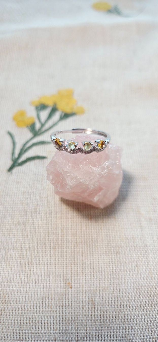 Anelli: NEW - S925 Citrine Ring (Adjustable) – Nuovo (secondo la descrizione) da Zürich venduto da cin_wcf6 3