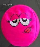 Pinker Ball mit Gesicht, ca. 20cm, Top Zustand!