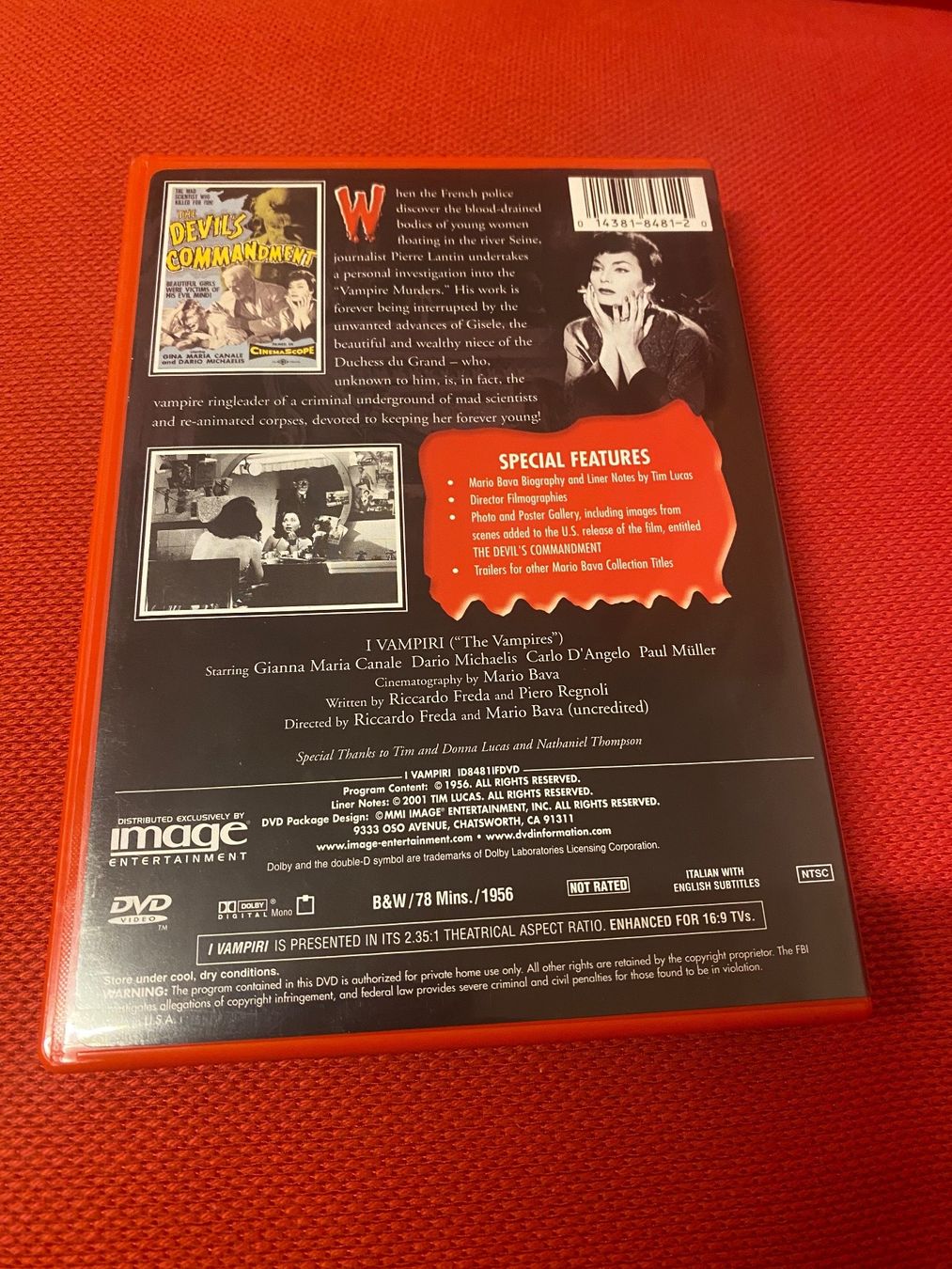 Alle DVDs: I Vampiri – Neu (gemäss Beschreibung) aus Einsiedeln von Penguin_Holmes 1