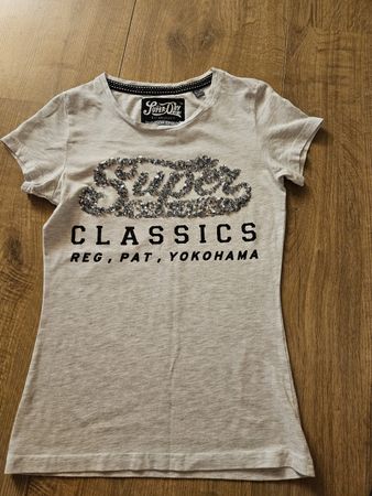 Superdry T-Shirt grau Grösse XS 
