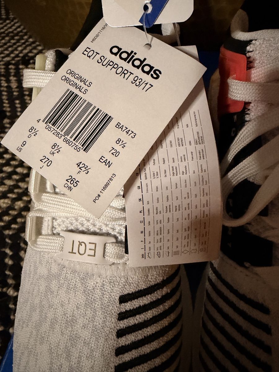 Adidas Scarpe da uomo: Adidas EQT Support – Nuovo e nell'imballaggio originale da Aarau venduto da Daniele88 5