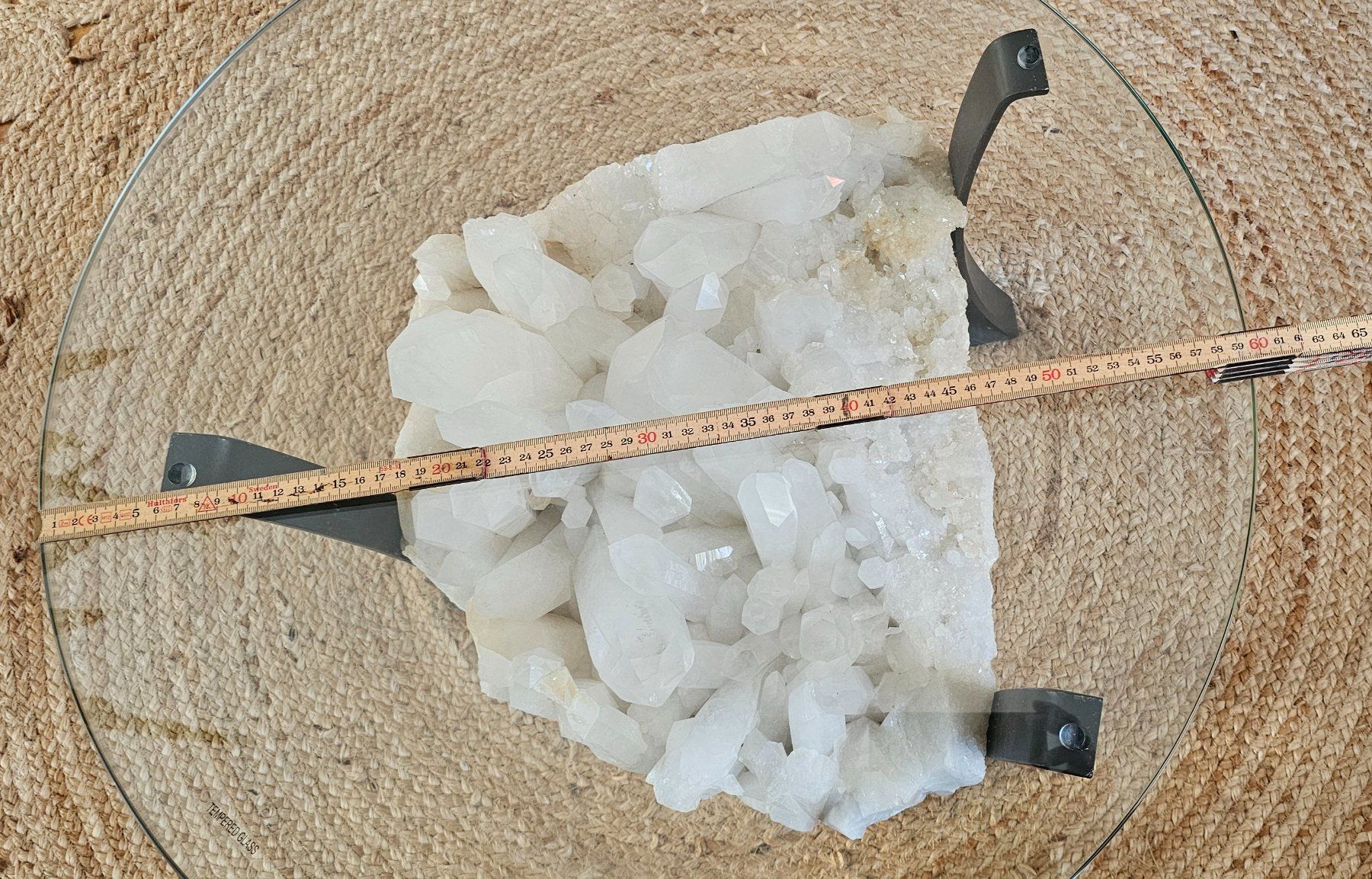 Minerali & Pietre curative: Bergkristall gross Unikat Tisch – Usato da Speicher venduto da Tamara116 3