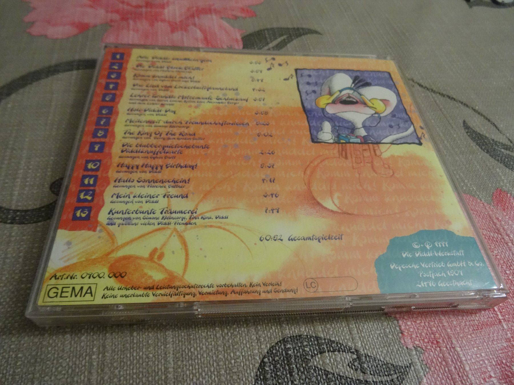 CDs: Diddl CD mit 13 unvergesslichen Diddl-Hits – Gebraucht aus Olten von Disc-Ausverkauf 1