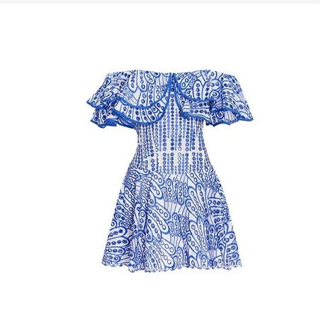 Bestickt Stickerei Mexican Sexy Kleid Neu