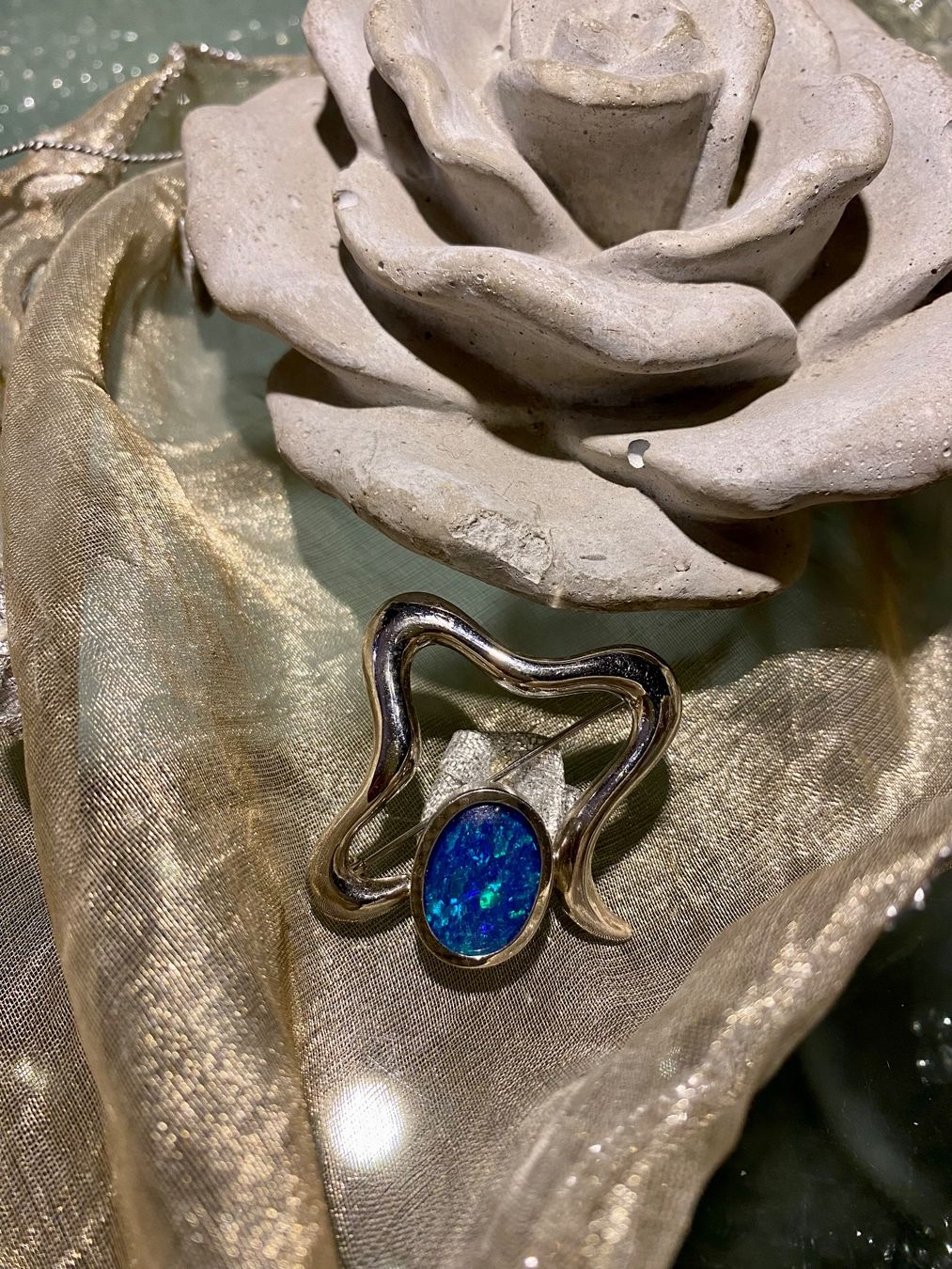 Broschen & Nadeln: WEISSGOLDBROSCHE MIT OPAL – Neu (gemäss Beschreibung) aus Eschenbach SG von Lady020 2