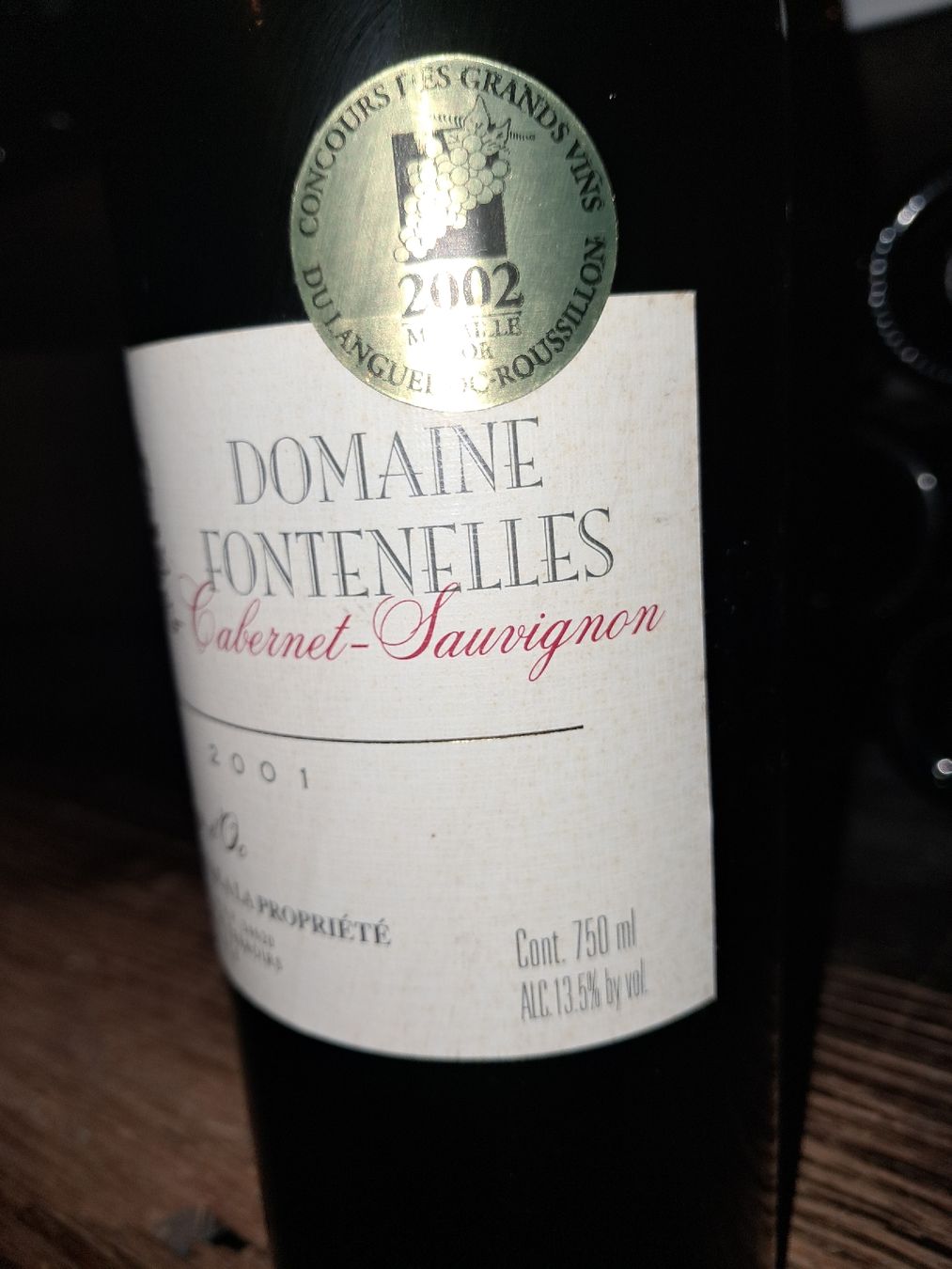 Vino: Les Fontanelles Cabernet Sauvignon 2001 – Nuovo e nell'imballaggio originale da Le locle venduto da juliensaran 3