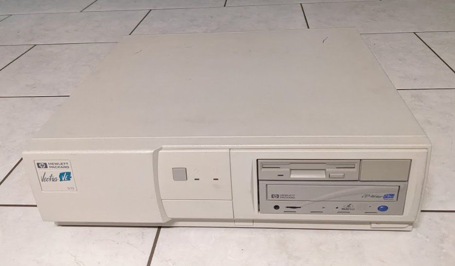 Retro Desktop Computer HP Vectra VE 5/75 mit MS-DOS (Gebraucht) in Bad ...