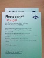 Flectorparin Tissugel, 10 Pflaster, neu & ungeöffnet!