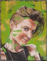 Ölporträt, Portrait à l'huile,Ritratto a olio,