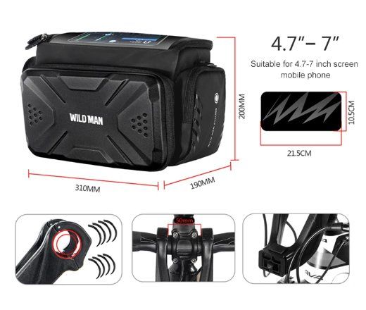 Borse: Fahrrad Tasche Lenkertasche – Nuovo e nell'imballaggio originale da Geneve venduto da Titi2008 3