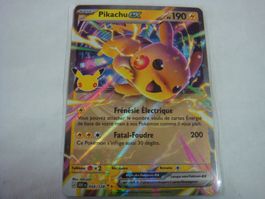 Pokémon  30ᵉ Anniversaire -PIKACHU EX 054/128 FR