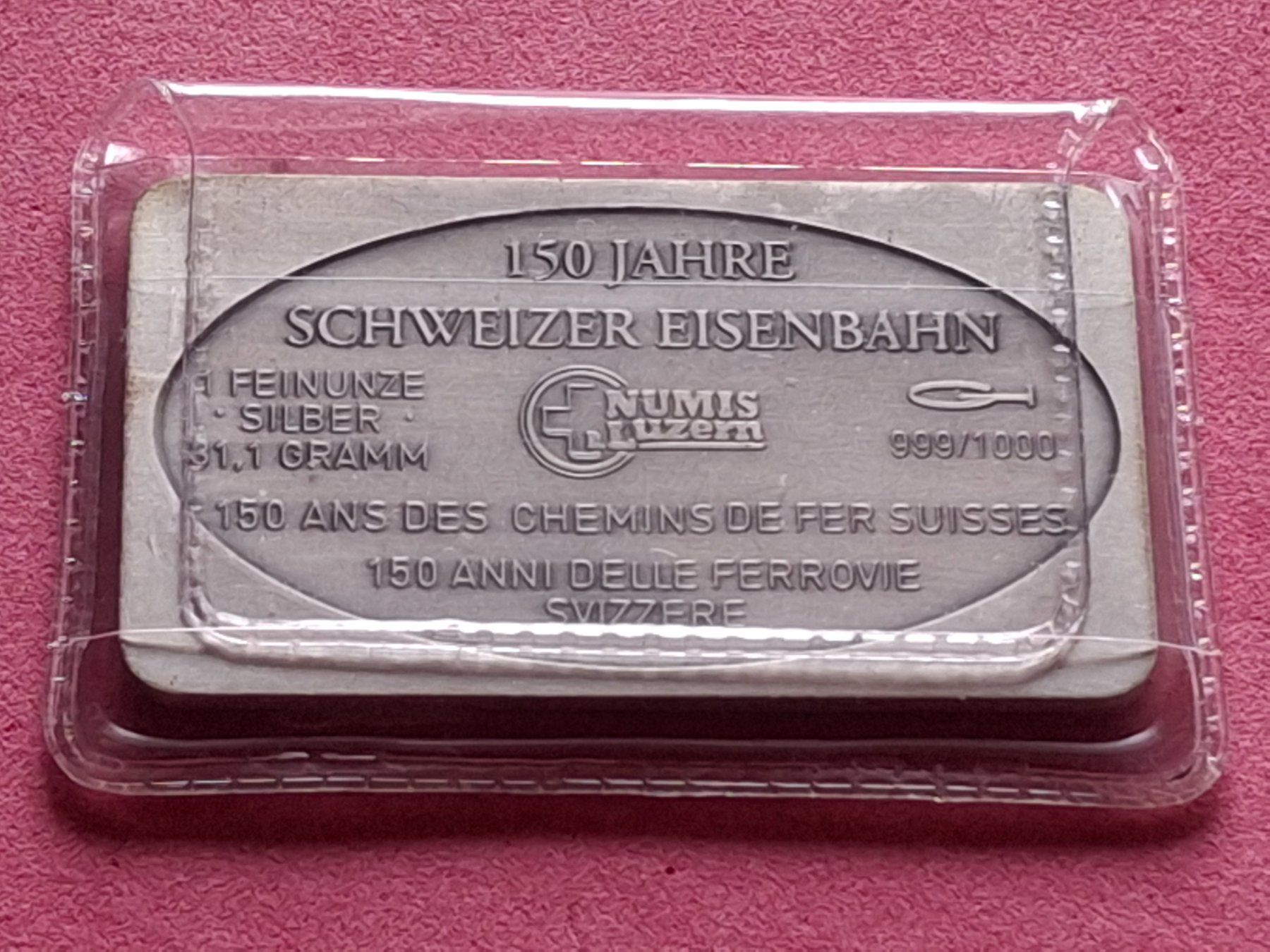 Edelmetalle: CH EISENBAHN - SPEICHER - OVP – Gebraucht aus Boniswil von dpd4coins 1