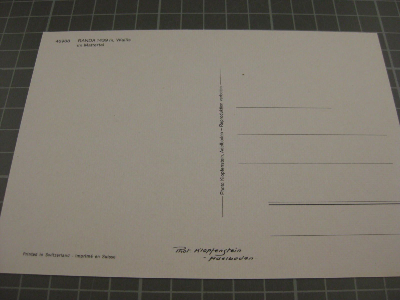 Cartoline postali: Randa mit Zug – Nuovo (secondo la descrizione) da Malters venduto da Marosko 1