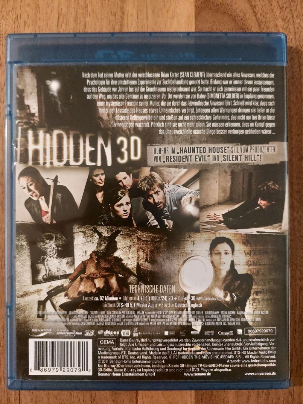 Tous les DVDs: Blu Ray 3D & 2D - Hidden 3D – D'occasion à Rheinfelden par FilmAuktion 1