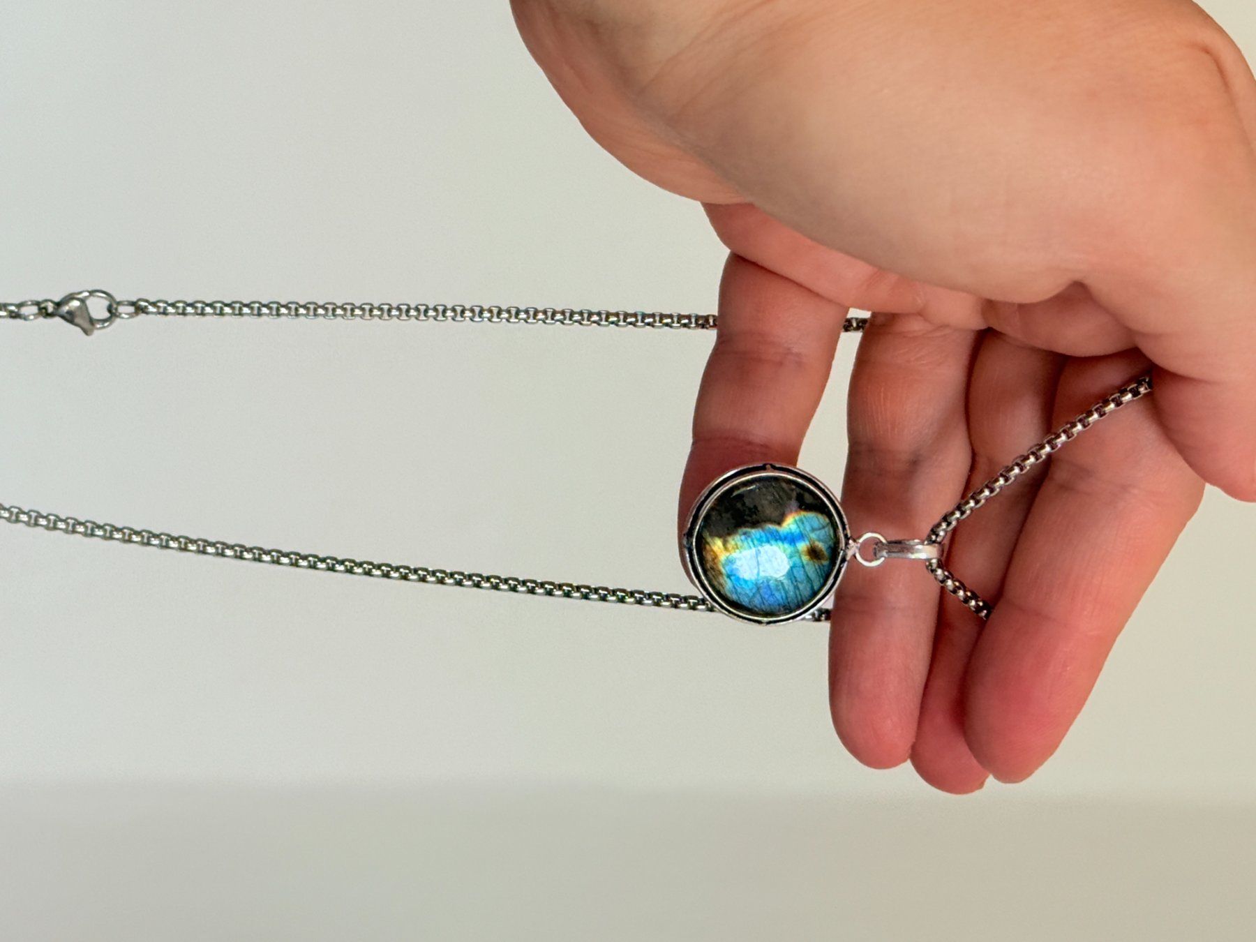 Catenine: Collier avec Labradorite – Nuovo e nell'imballaggio originale da Genève venduto da AWWA 7