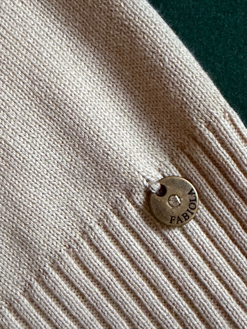 Giacche: FABIOLA Strickjacke MADE IN ITALY  Gr.L / Baumwolle / – Usato da Interlaken venduto da Bona55 7