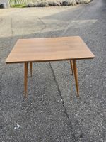 Retro Tisch, 60er Jahre Stil, Holz-Optik,