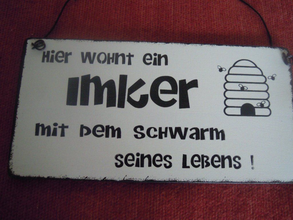 Schilder: Orginelle Imkerwerbung – Neu (gemäss Beschreibung) aus Landquart von hennachebia 1