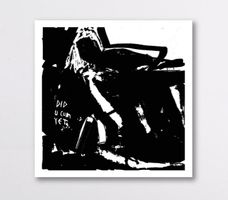 Abstrakte Kunst - Erotik Bild Cum Yet? Black White Modern