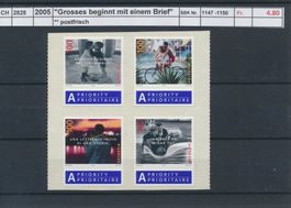 2005 "Grosses beginnt mit einem Brief", ** postfrisch