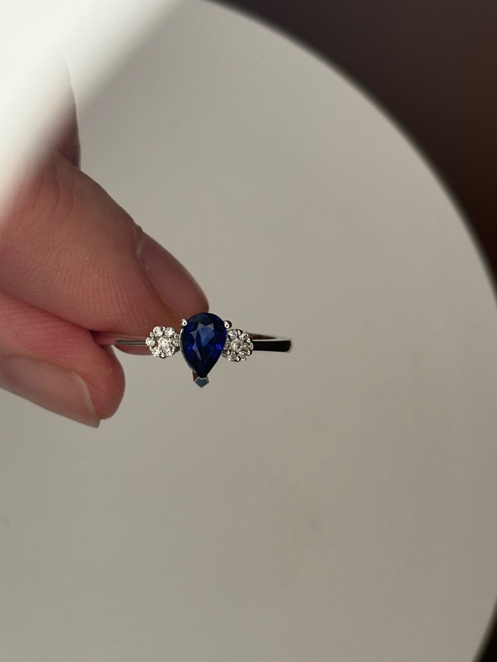 Anelli: Sapphire und diamanten ring – Usato da Arlesheim venduto da tan_y567 3