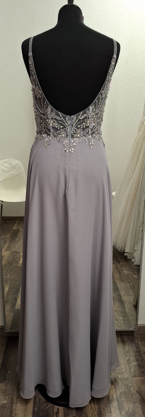 Vestiti: Abendkleid Grau mit Pailletten  – Nuovo (secondo la descrizione) da Uster venduto da VMT. 4
